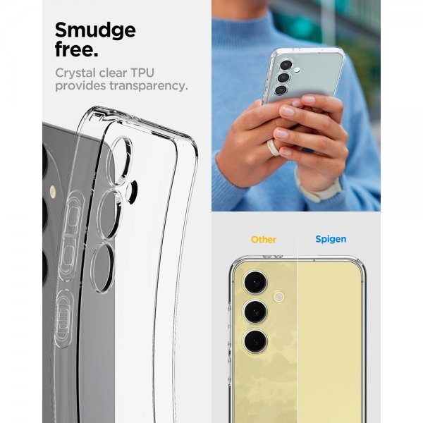 Spigen Samsung Galaxy S24 FE Skal Liquid Crystal Crystal Clear