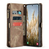 CaseMe Samsung Galaxy S24 Fodral 008 Series Löstagbart Skal Brun