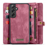 CaseMe Samsung Galaxy S24 Fodral 008 Series Löstagbart Skal Röd