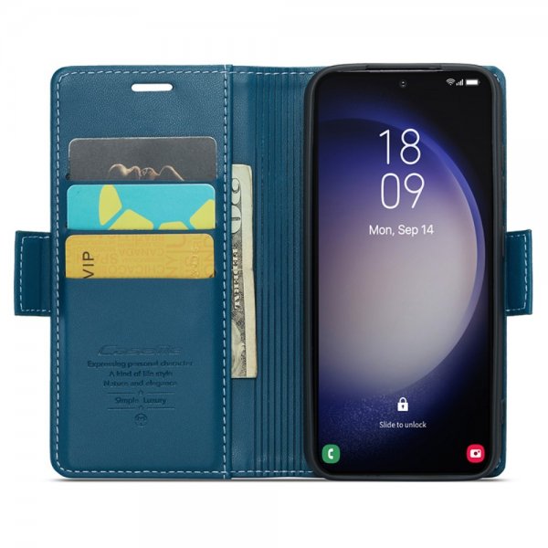 CaseMe Samsung Galaxy S24 Fodral 023 Series Blå