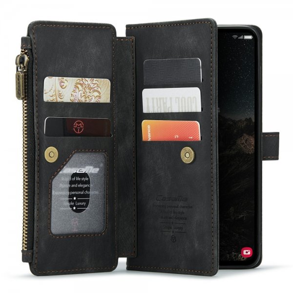 CaseMe Samsung Galaxy S24 Fodral C30 Series Svart