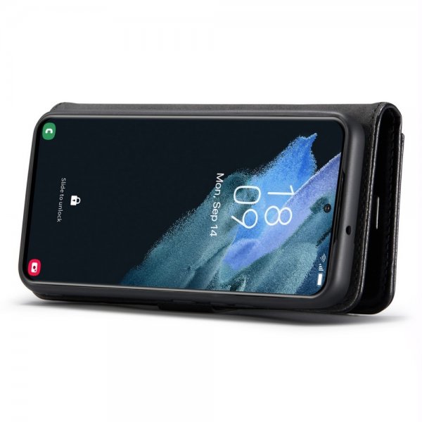 Dg.Ming Samsung Galaxy S24 Fodral med Löstagbart Skal Svart