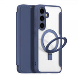 Dux Ducis Samsung Galaxy S24 Fodral Skin X Pro Series Kickstand MagSafe Blå