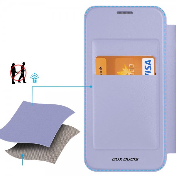 Dux Ducis Samsung Galaxy S24 Fodral Skin X Pro Series Kickstand MagSafe Lila