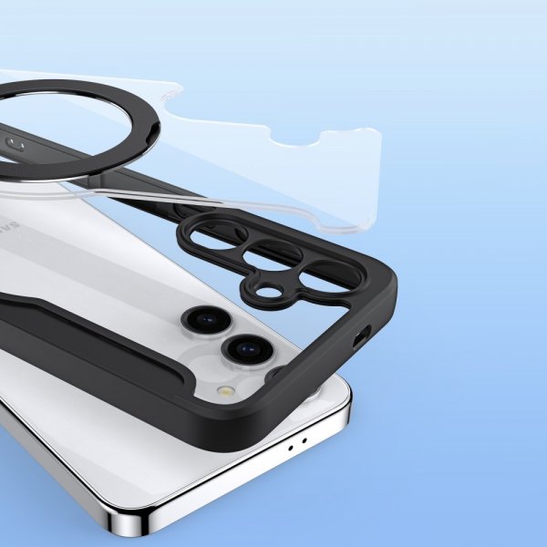 Dux Ducis Samsung Galaxy S24 Fodral Skin X Pro Series Kickstand MagSafe Svart