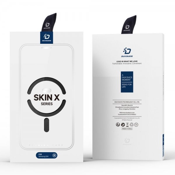 Dux Ducis Samsung Galaxy S24 Fodral Skin X Pro Series Kickstand MagSafe Svart
