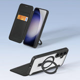 Dux Ducis Samsung Galaxy S24 Fodral Skin X Pro Series Kickstand MagSafe Svart