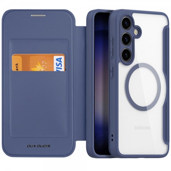 Dux Ducis Samsung Galaxy S24 Fodral Skin X Pro Series MagSafe Blå