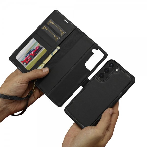 Nordic Covers Samsung Galaxy S24/Galaxy S25 Fodral med avtagbart MagSafe-skal Raven Black
