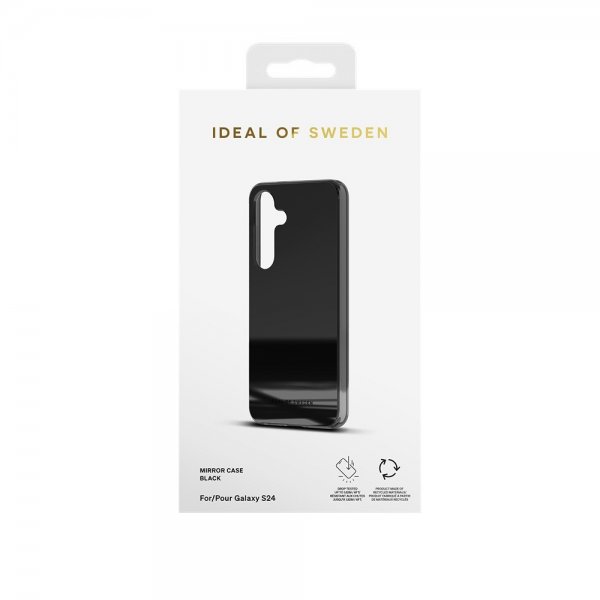 Ideal of Sweden Samsung Galaxy S24/Galaxy S25 Skal Mirror Case Svart