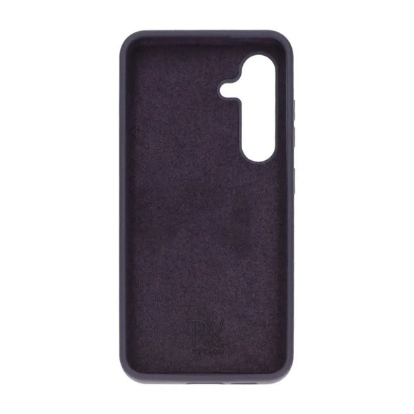 Rvelon Samsung Galaxy S24 Skal Silikon Mörklila