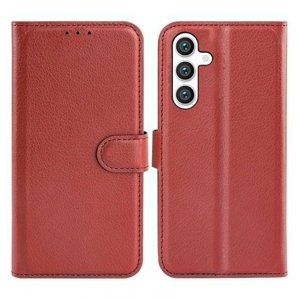 Samsung Galaxy S24 Fodral med Stativ Brun