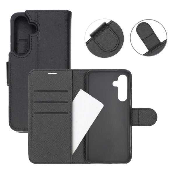 Samsung Galaxy S24 Fodral med Stativ Svart