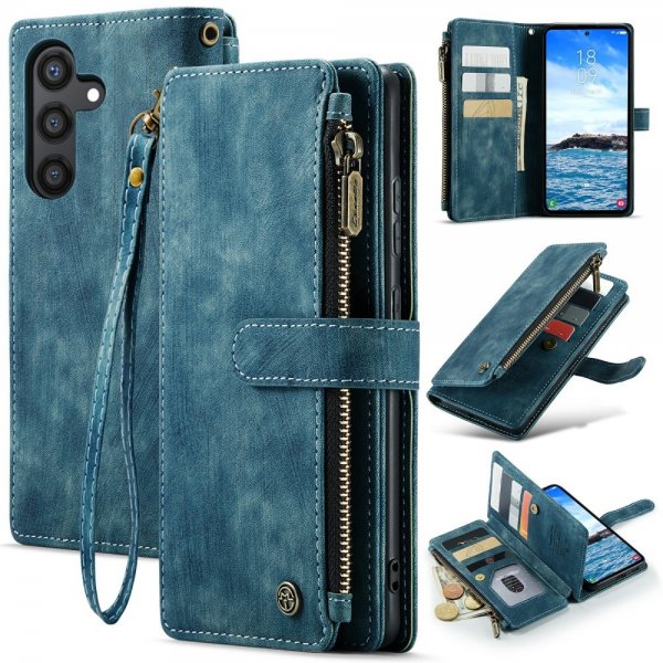 CaseMe Samsung Galaxy S24 Plus Fodral C30 Series Blå