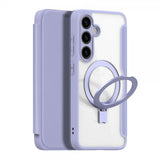 Dux Ducis Samsung Galaxy S24 Plus Fodral Skin X Pro Series Kickstand MagSafe Lila