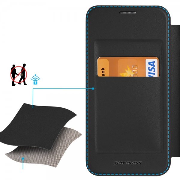 Dux Ducis Samsung Galaxy S24 Plus Fodral Skin X Pro Series Kickstand MagSafe Svart