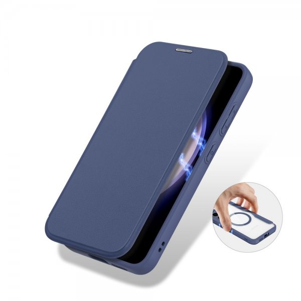 Dux Ducis Samsung Galaxy S24 Plus Fodral Skin X Pro Series MagSafe Blå