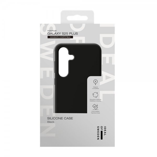 Ideal of Sweden Samsung Galaxy S24 Plus/Galaxy S25 Plus Skal Silicone Case MagSafe Svart