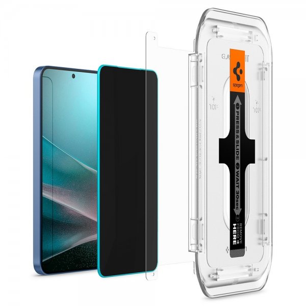 Spigen Samsung Galaxy S24 Plus/Galaxy S25 Plus Skärmskydd GLAS.tR EZ Fit Privacy 2-pack