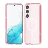 Samsung Galaxy S24 Plus Skal Glitter MagSafe Rosa