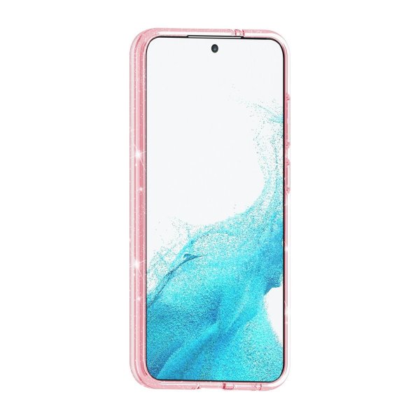 Samsung Galaxy S24 Plus Skal Glitter MagSafe Rosa