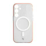 Rvelon Samsung Galaxy S24 Plus Skal Korrugerad MagSafe Orange