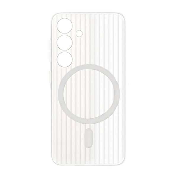 Samsung Galaxy S24 Plus Skal Korrugerad MagSafe Transparent