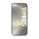 Rvelon Samsung Galaxy S24 Plus Skal med Stativ Korthållare Transparent