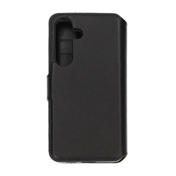 Rvelon Samsung Galaxy S24 Plus Fodral Äkta Läder Kortfack Svart