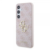 Guess Samsung Galaxy S24 Plus Skal 4G Metal Logo Rosa