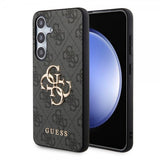 Guess Samsung Galaxy S24 Plus Skal 4G Metal Logo Svart
