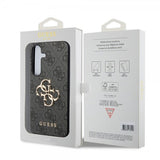 Guess Samsung Galaxy S24 Plus Skal 4G Metal Logo Svart