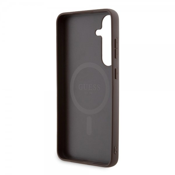 Guess Samsung Galaxy S24 Plus Skal 4G Pattern MagSafe Brun