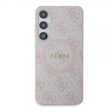 Guess Samsung Galaxy S24 Plus Skal 4G Pattern MagSafe Rosa