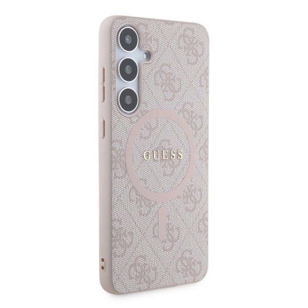 Guess Samsung Galaxy S24 Plus Skal 4G Pattern MagSafe Rosa