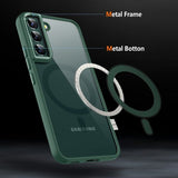 Samsung Galaxy S24 Plus Skal Färgad Kant MagSafe Grön
