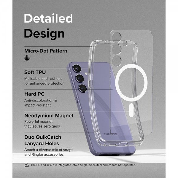 Ringke Samsung Galaxy S24 Plus Skal Fusion Magnetic Clear