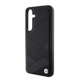 BMW Samsung Galaxy S24 Plus Skal Genuine Leather Textured Svart