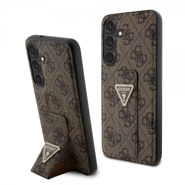 Guess Samsung Galaxy S24 Plus Skal Grip Stand Function Brun