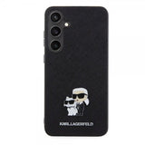 Karl Lagerfeld Samsung Galaxy S24 Plus Skal Saffiano Karl & Choupette Svart
