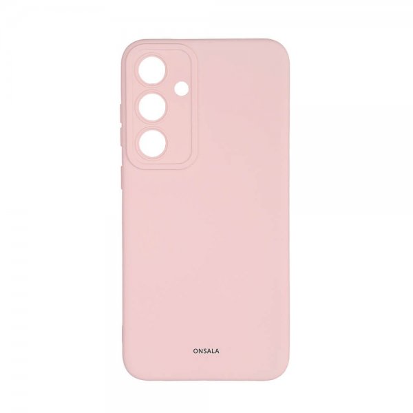 Onsala Samsung Galaxy S24 Plus Skal Silikon Chalk Pink