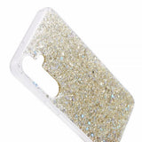Nordic Covers Samsung Galaxy S24 Plus Skal Sparkle Series Citrine Gold