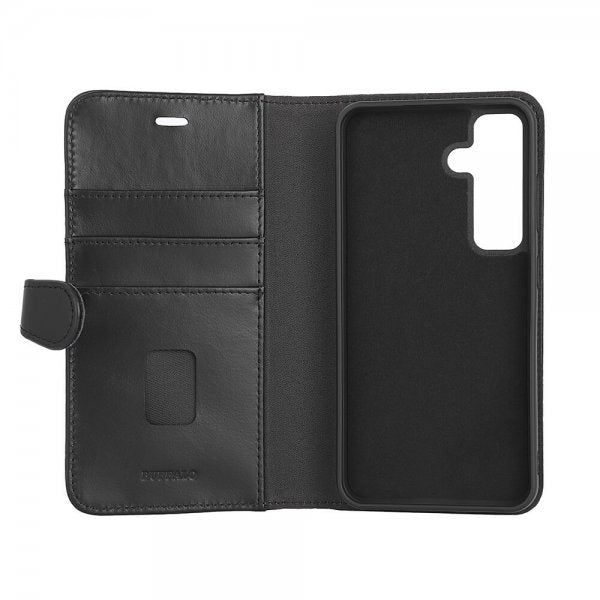 Buffalo Samsung Galaxy S24 Fodral 2-in-1 Detachable Wallet Svart