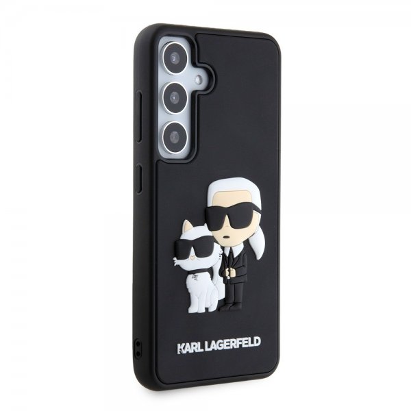 Karl Lagerfeld Samsung Galaxy S24 Skal 3D Rubber Karl & Choupette Svart