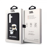 Karl Lagerfeld Samsung Galaxy S24 Skal 3D Rubber Karl & Choupette Svart
