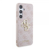 Guess Samsung Galaxy S24 Skal 4G Metal Logo Rosa