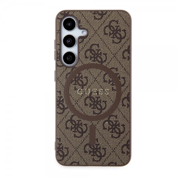 Guess Samsung Galaxy S24 Skal 4G Pattern MagSafe Brun