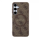Guess Samsung Galaxy S24 Skal 4G Pattern MagSafe Brun