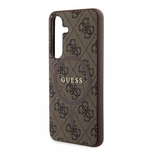 Guess Samsung Galaxy S24 Skal 4G Pattern MagSafe Brun