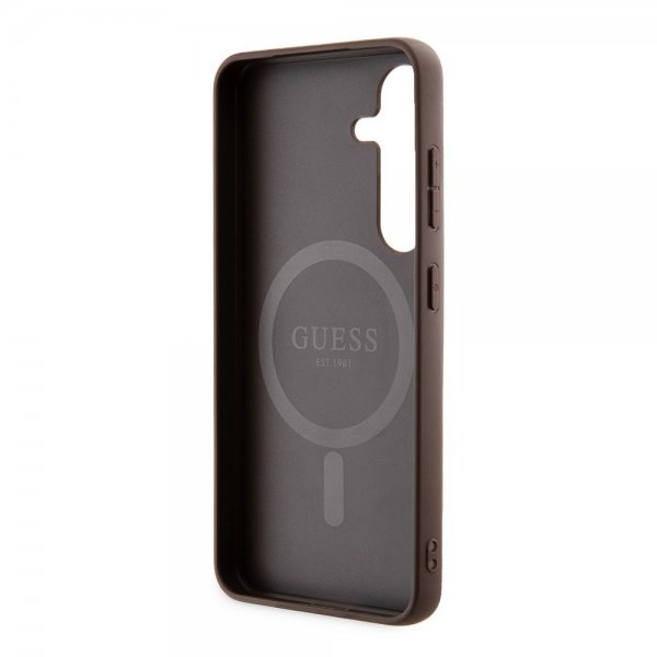 Guess Samsung Galaxy S24 Skal 4G Pattern MagSafe Brun